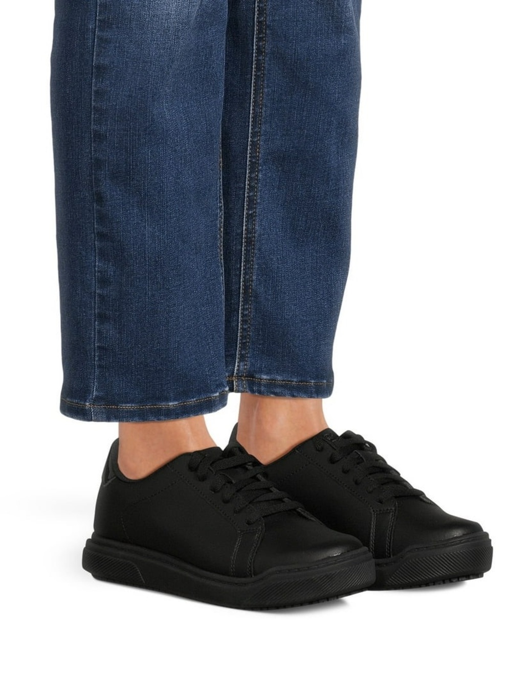 TredSafe Jenna Black Slip Resistant Shoes